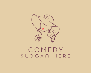 Female - Elegant Female Model logo design