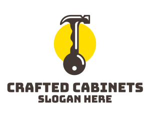 Cabinetry - Hammer Key Locksmith logo design