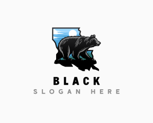 Louisiana State Black Bear logo design