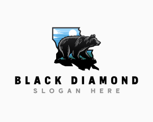 Louisiana State Black Bear logo design