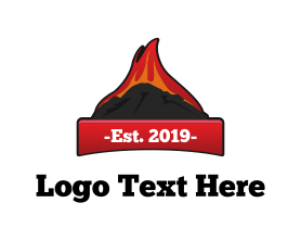 Fire - Charcoal Fire logo design