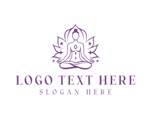 Relaxation - Wellness Yoga Relaxation logo design