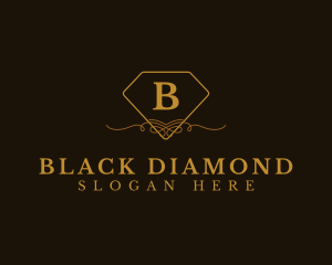 Elegant Diamond Ornament Boutique logo design