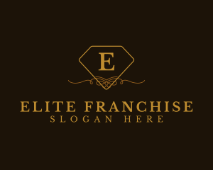 Elegant Diamond Ornament Boutique logo design