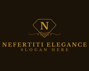 Elegant Diamond Ornament Boutique logo design