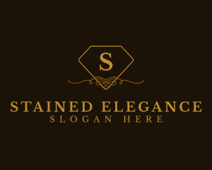 Elegant Diamond Ornament Boutique logo design