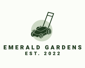 Garden Grass Mower  logo design