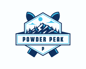 Ski - Ski Mountain Snow logo design