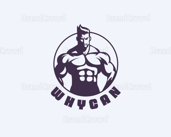 Strong Bodybuilding Exercise Logo