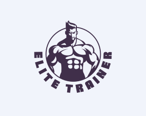 Strong Bodybuilding Exercise logo design