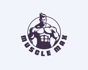 Bodybuilding - Strong Bodybuilding Exercise logo design