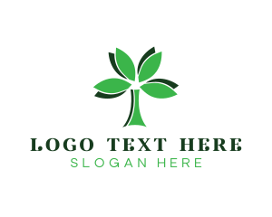 Plantation - Natural Tree Plantation logo design