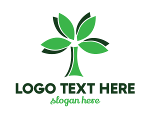 Tree - Natural Tree Plantation logo design