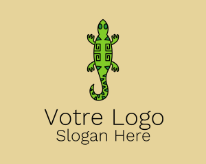 Tribal Iguana Lizard  Logo
