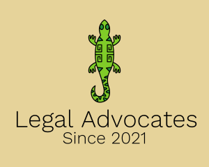 Ethnic - Tribal Iguana Lizard logo design