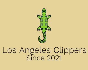 Animal - Tribal Iguana Lizard logo design