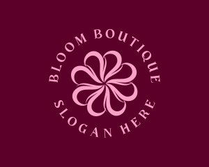 Bloom - Floral Swirl Bloom logo design