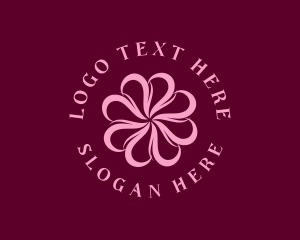 Movement - Floral Swirl Bloom logo design