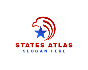 USA Star Bird logo design