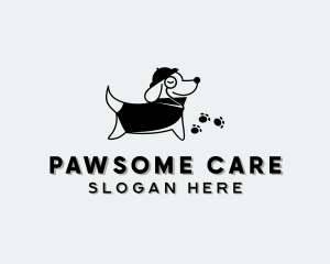 Detective Dog Veterinarian logo design