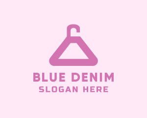 Denim - Clothing Fashion Hanger logo design