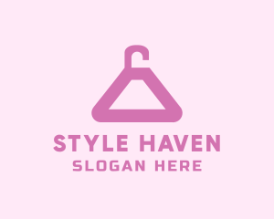 Showroom - Clothing Fashion Hanger logo design