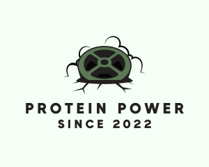 Protein - Heavy Weight Training logo design