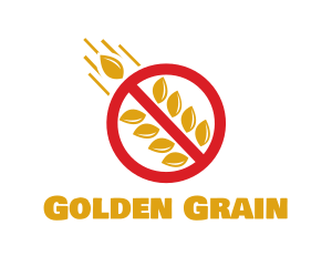 Stop Grains Wheat logo design