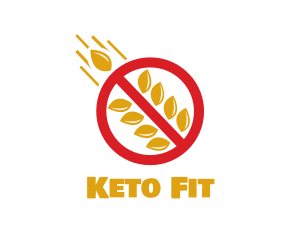 Keto - Stop Grains Wheat logo design