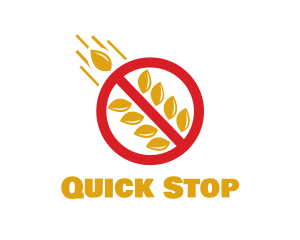 Stop - Stop Grains Wheat logo design