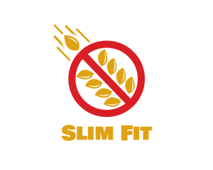 Diet - Stop Grains Wheat logo design