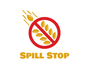 Stop Grains Wheat logo design
