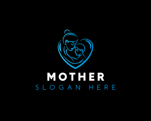 Mother Baby Love logo design