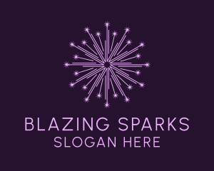 Star Burst Fireworks logo design