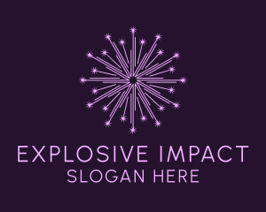 Star Burst Fireworks logo design