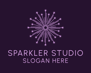 Sparkler - Star Burst Fireworks logo design