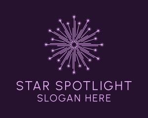 Star Burst Fireworks logo design