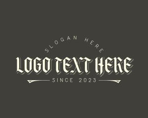 Gothic VIctorian Tattoo Logo