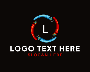 Transmission - Electrical Wiring Connection logo design
