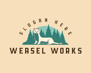 Weasel - Weasel Nature Wildlife logo design