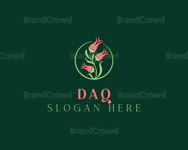 Flower Bud Bloom Garden Logo