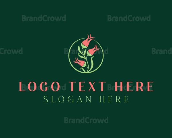 Flower Bud Bloom Garden Logo