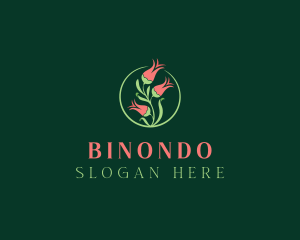 Flower Bud Bloom Garden Logo