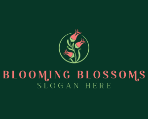 Blooming - Flower Bud Bloom Garden logo design