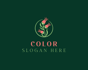 Lily - Flower Bud Bloom Garden logo design