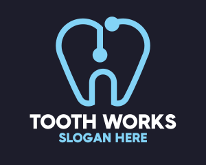 Dental Tech Tooth logo design