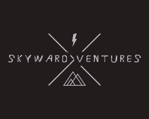 Altitude - Hipster Adventure Crossline logo design
