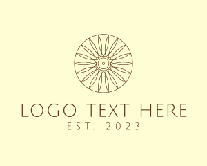 Lux - Minimalist Sun Sunflower logo design