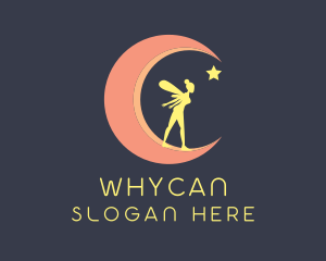 Magical Moon Fairy Star Logo