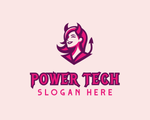 Devil Woman Arcade Logo